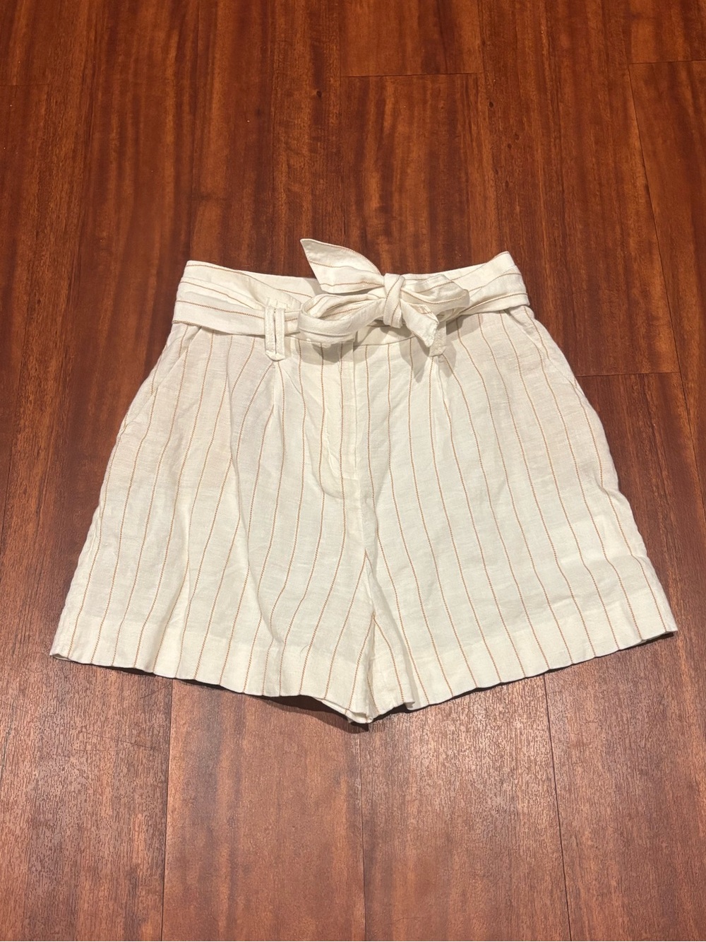 Sezane Lucas Linen Shorts